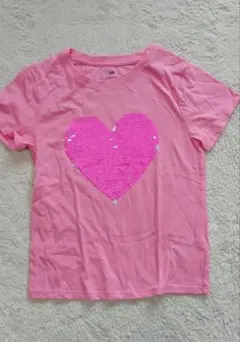 H&M スパンコールＴシャツ
