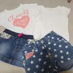 キッズ トップス 2枚セット