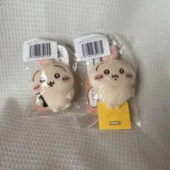 ちいかわ うさぎだらけくじ ぬいぐるみバッジ 2種セット