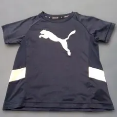 PUMA 半袖Tシャツ ネイビー ロゴプリントのサムネイル