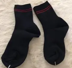 子供靴下　2足セット　紺色　男女兼用　16cm〜18cm