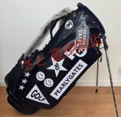 ★新品未使用 パーリーゲイツ　さスタンド　キャディバッグ 超希少 PEARLY GATES パーリーゲイツ ニューパワー炸裂!!【ギザ星柄