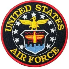ワッペン ミリタリー 軍物 空軍 エアフォース アイロン アップリケ 送料無料