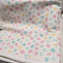 カラフルアルファベットミッキー生地　112×50
