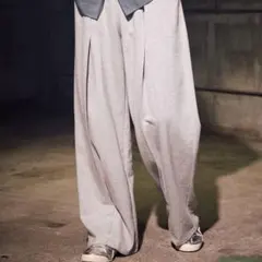 【Casper John】タックスウェットパンツ