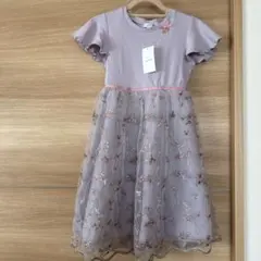 anyfam 刺繍チュールワンピース