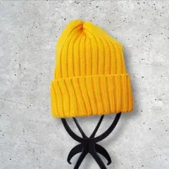 送料無料 C-PLUS HEAD WEARS&CO イエローニット帽