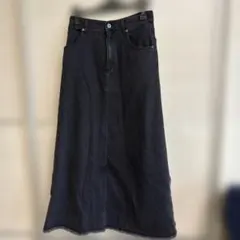 SLOBE IENAネイビーデニムロングスカート40