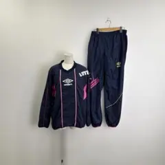 R00526 umbro アンブロ　ピステ 上下セット　ネイビー ピンク