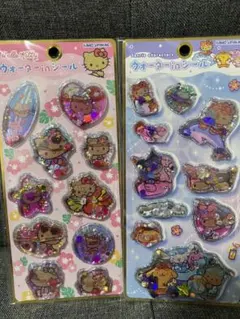 サンリオ 日焼けキティ ウォーターインシール ウォーター シール　2枚セット