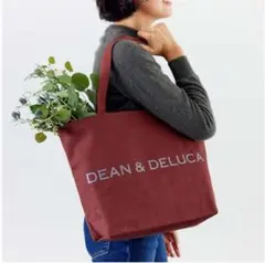 DEAN & DELUCA チャリティートート　レッドビーンズ　Lサイズ