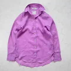 新品 マディソンブルー マダムシャツ MADAME シャツ ラミー ブラウン