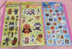 アンパンマン シール　3枚セット　平成女児