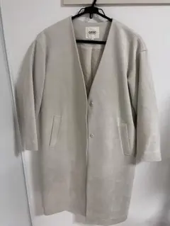 OZOC ロングコート 38サイズ ライトグレー