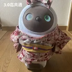 ラボット 服 lovot 家紋 着物一式 ターコイズ 梨地被布 セット - メルカリ