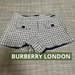 BURBERRY バーバリーブルーレーベル　ロンドン　ツイードショートパンツ36