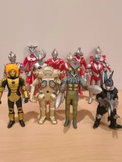【中古品】ウルトラマン&怪獣 ソフビ 12体まとめ