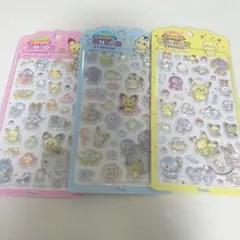 candy drop ポケモン　立体 ぷくぷく シール