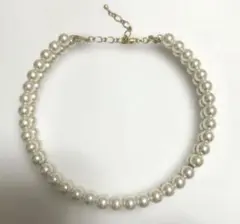 パール調チョーカー