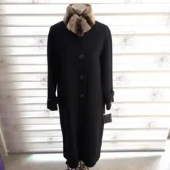 美品】 BELTA BUONO カシミヤ100％/襟/毛皮コート 6 - メルカリ