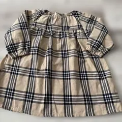 チェック柄　ワンピース　100cm polo