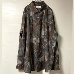 Daniel Dodd長袖 シャツ 3L 総柄 抽象パターン