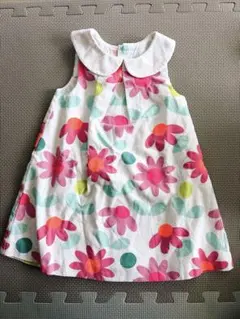 Jacadi ジャカディ フラワープリントワンピース 36cm 女の子のサムネイル