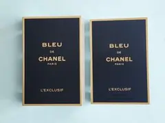 CHANEL ブルー ドゥ シャネル レゼクスクルジフ　パルファム　香水　2個