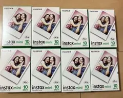 即発送 チェキ フィルム 80枚(10×8箱) instax mini 新品