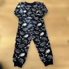 恐竜柄ネイビーパジャマ 120cm