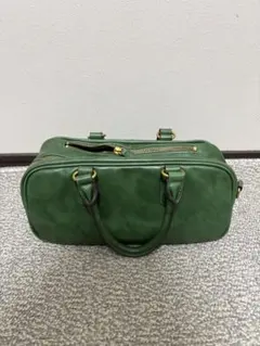グリーンレザー ハンドバッグのサムネイル