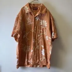 CHAPS DENIM チャップス デニム アロハシャツ 花柄 Lサイズ 半袖のサムネイル