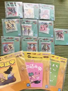 一番くじ　ドラゴンボール　アクリルスタンド　コンプ　吸盤付きプレート　3種