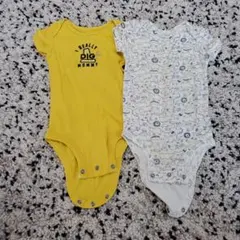 carters 6M ボディースーツ 肌着 2枚まとめ売り 半袖