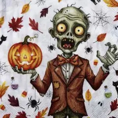 ꕤ︎︎·͜· ハロウィンカクテル1④・4枚セットペーパーナプキン