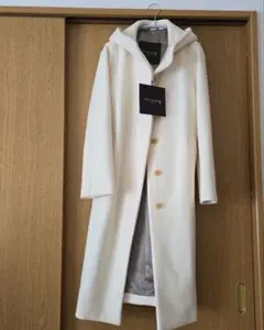 タグ付 MACKINTOSH フード付ロングコート ホワイトのサムネイル