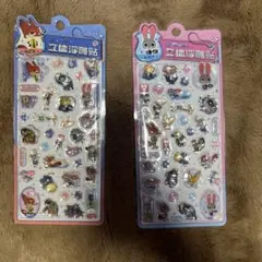 ズートピア 立体ステッカー 2シートセット