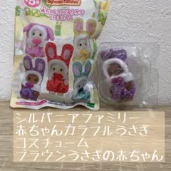 シルバニアファミリー カラフルうさぎ コスチューム ショコラうさぎの赤ちゃん
