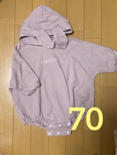 デビロック　うさぎ耳　ロンパース