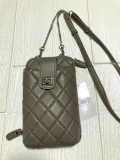 週末お値下げ J.PRESS ジェイプレス スマホショルダー グレー 新品のサムネイル