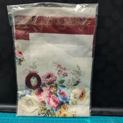 レットペイズリー 花柄プリント生地セット 51204-001