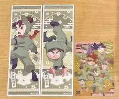 忍たま乱太郎 クリアカード　ロングステッカー 3年生