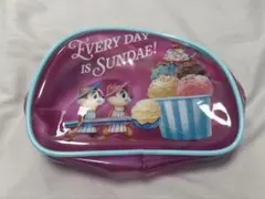 【ディズニー】チップとデール クリアポーチ【サニサニサマー】