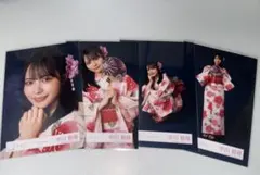 櫻坂46 2026 浴衣 生写真 4種コンプ 中川智尋 - メルカリ