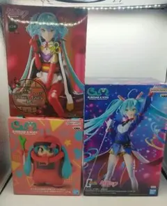 初音ミク フィギュア 3点セット プライズ まとめ売り 未開封