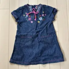 mikihouse デニムワンピース 90のサムネイル
