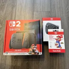 Switch2 マリオカートワールドmicroSD EX プロコン2 フルセット