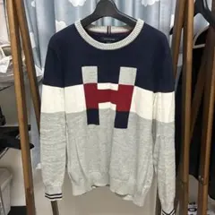 TOMMY HILFIGER カラーブロックセーター L