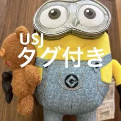 タグ付き！USJ購入品！ミニオン ティム　デニム　オーバーオール　20cm