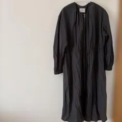 ノーカラーコート トレンチコート